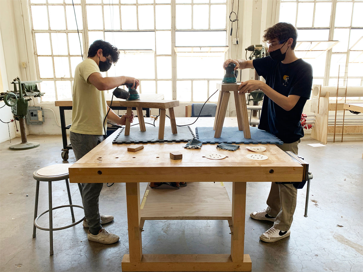 Youth Woodworking: Four-Legged Stool - Private Class