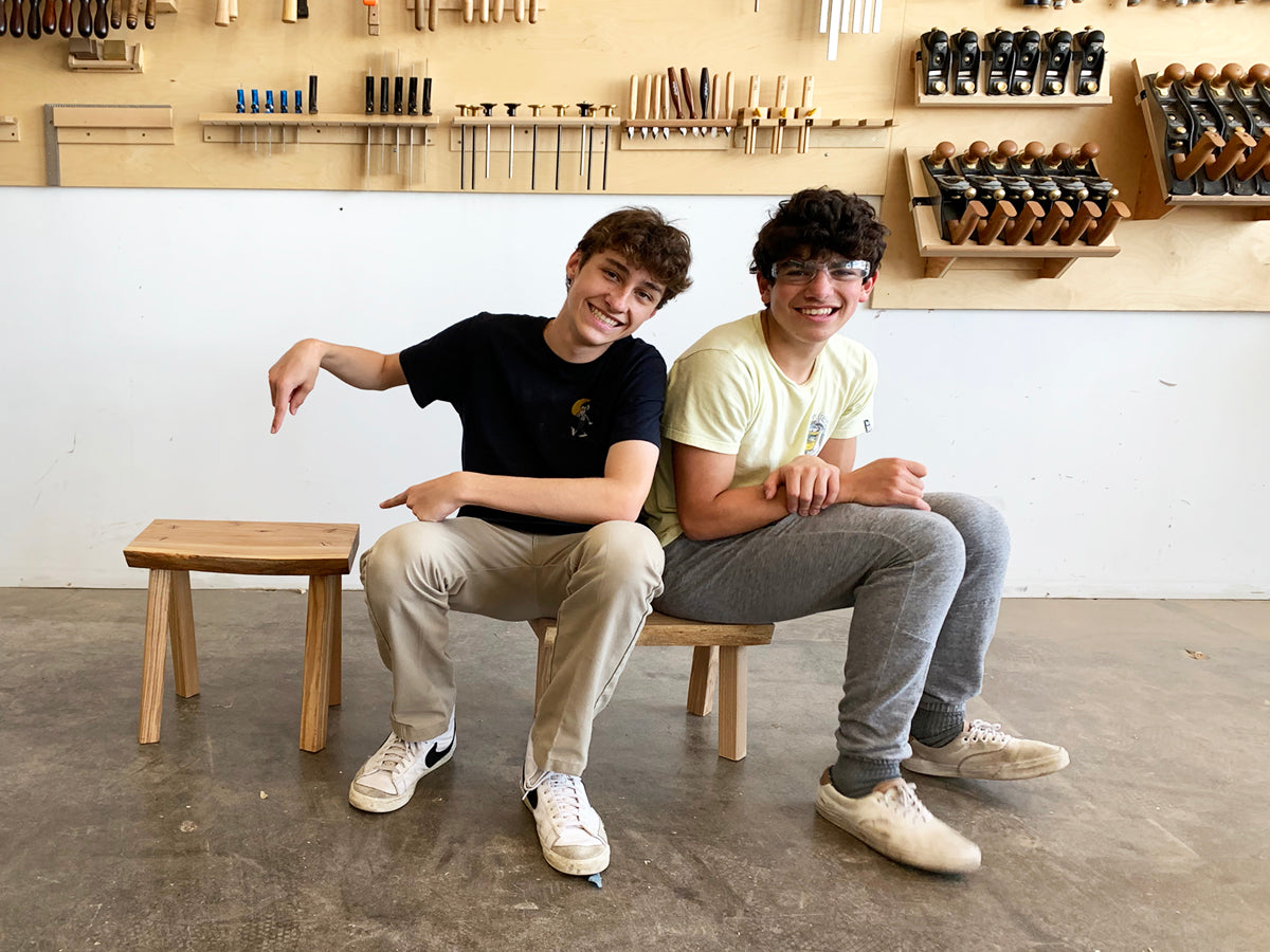 Youth Woodworking: Four-Legged Stool - Private Class
