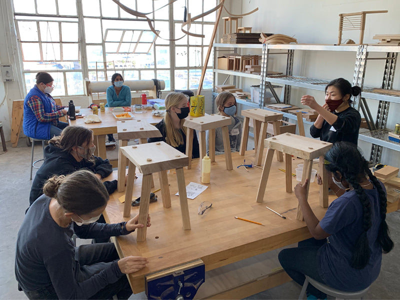 Youth Woodworking: Four-Legged Stool - Private Class