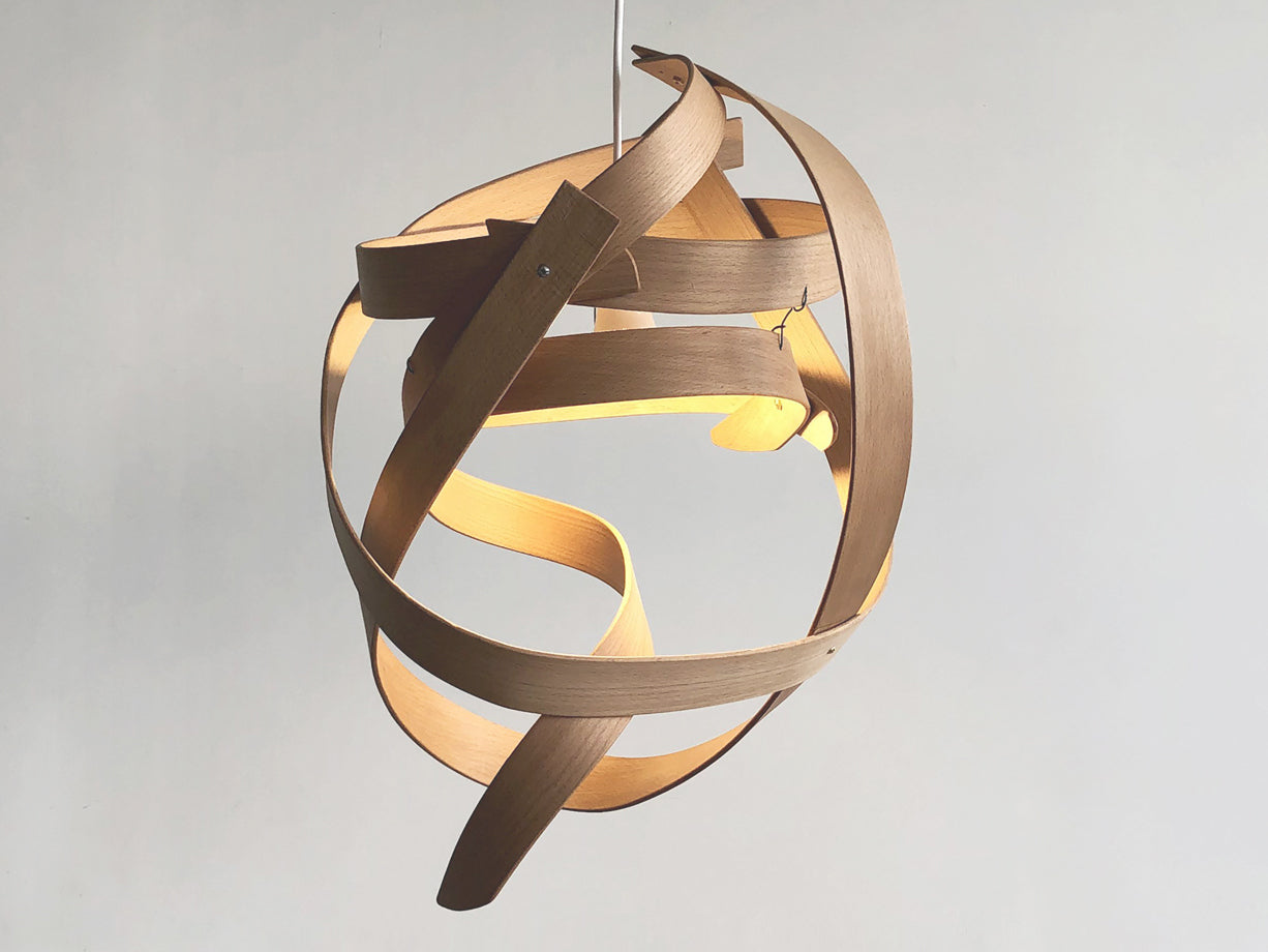Steam Bending: Freehand Light Sculpture