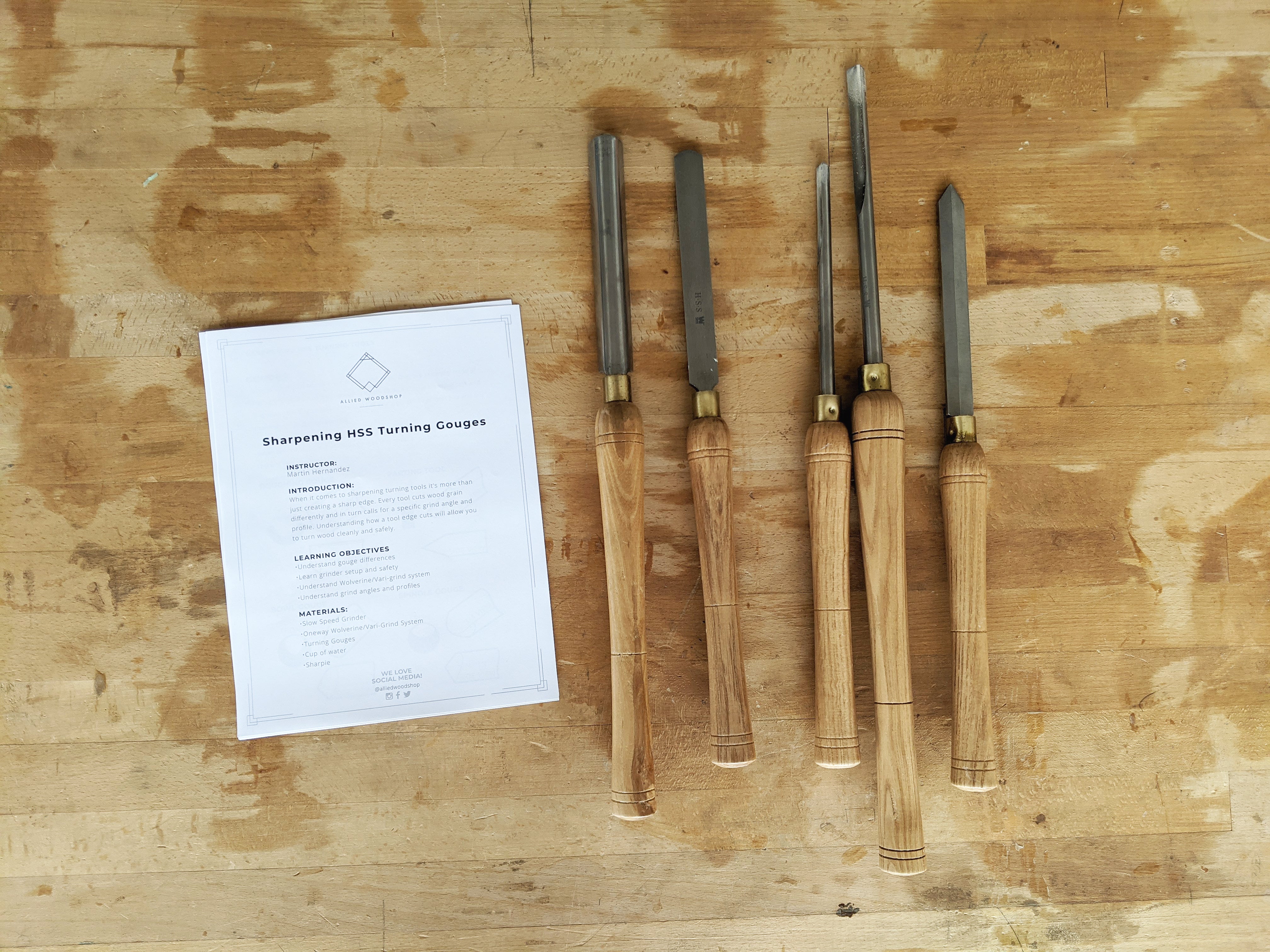 Sharpening Turning Tools - Private Class