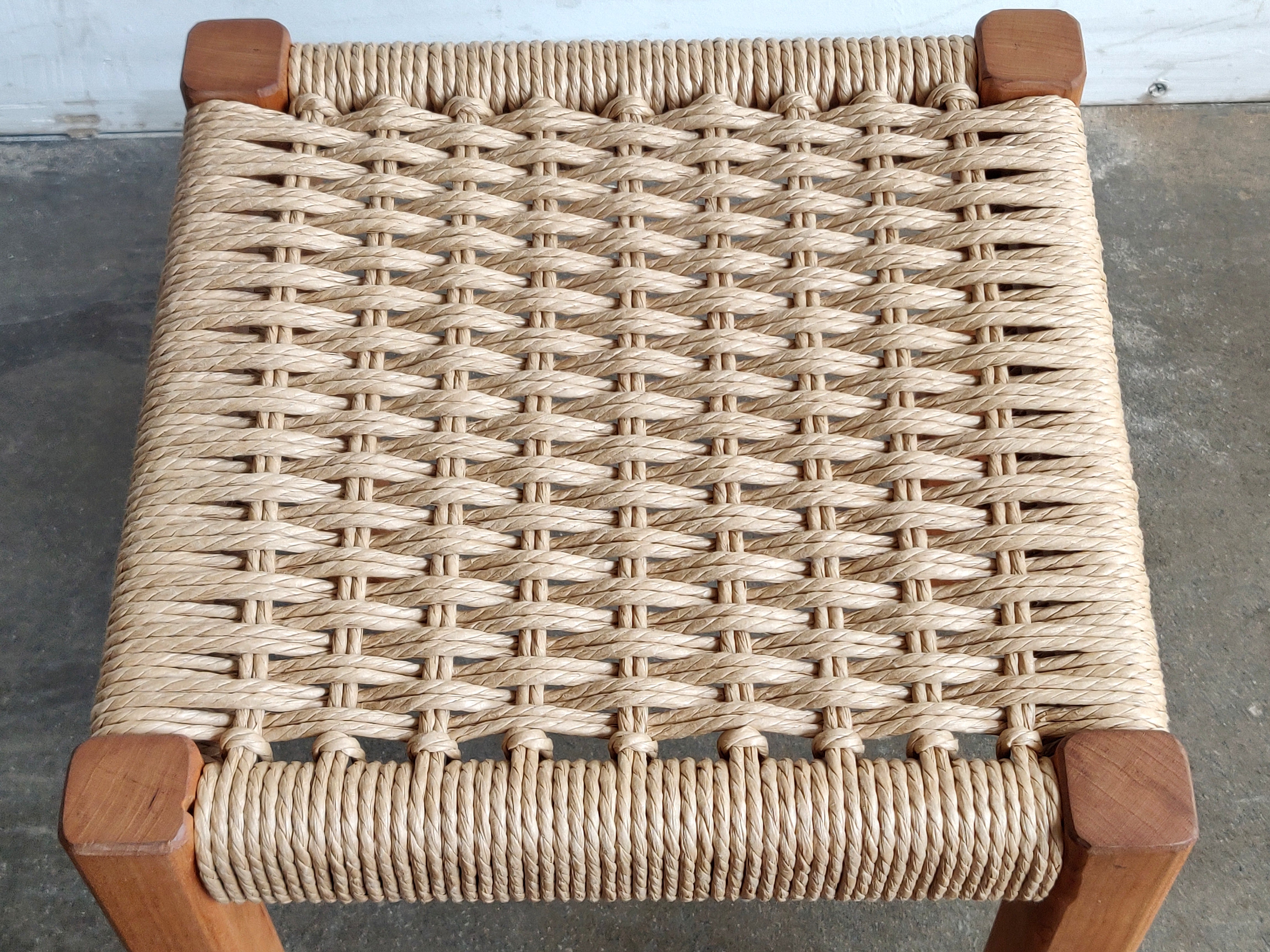 Danish Cord Weaving: Footstool